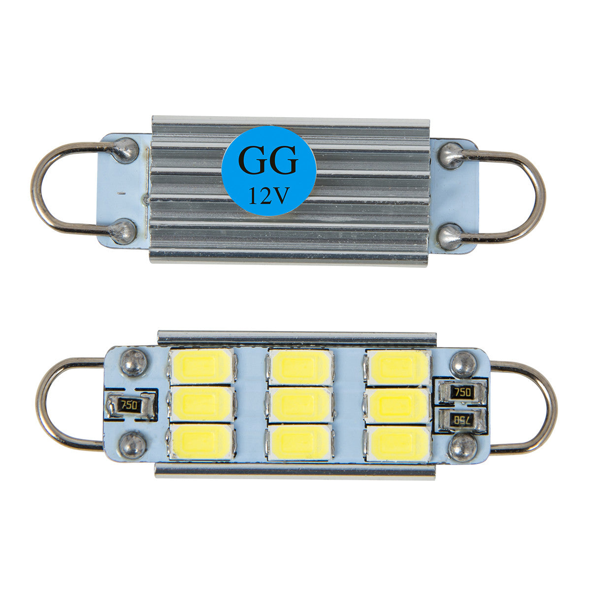 GG - 70631 : Blue 9 LED Interior Dome Light Bulb
