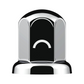 UP - 10002C: 1-1/2" X 2" Chrome Steel Standard Nut Cover With Flange (Pack 10)