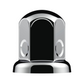 UP - 10002C: 1-1/2" X 2" Chrome Steel Standard Nut Cover With Flange (Pack 10)