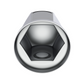 UP - 10002C: 1-1/2" X 2" Chrome Steel Standard Nut Cover With Flange (Pack 10)