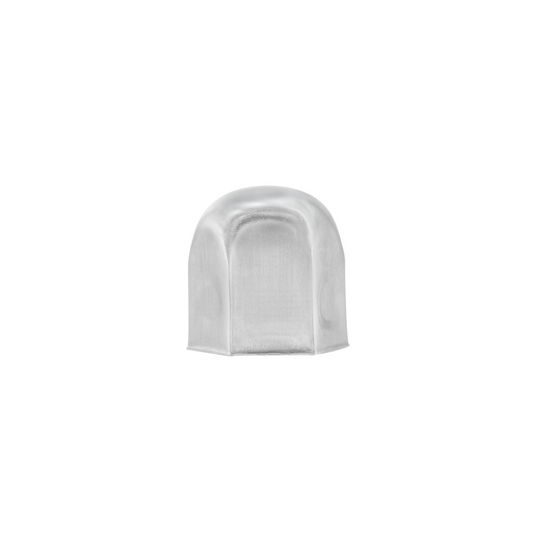 UP - 10008: 1-1/4" X 1-3/8" Chrome Steel Standard Nut Cover (10 Pack)