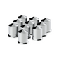 UP - 10068P: 3/4" x 1-1/2" Chrome Plastic Pointed Nut Covers - Push-On (10 Pack)