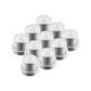 UP - 10078P : 1/2" x 1" Chrome Plastic Pointed Nut Covers - Push-On (10 Pack)