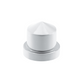 UP - 10078P : 1/2" x 1" Chrome Plastic Pointed Nut Covers - Push-On (10 Pack)