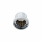 UP - 10078P : 1/2" x 1" Chrome Plastic Pointed Nut Covers - Push-On (10 Pack)