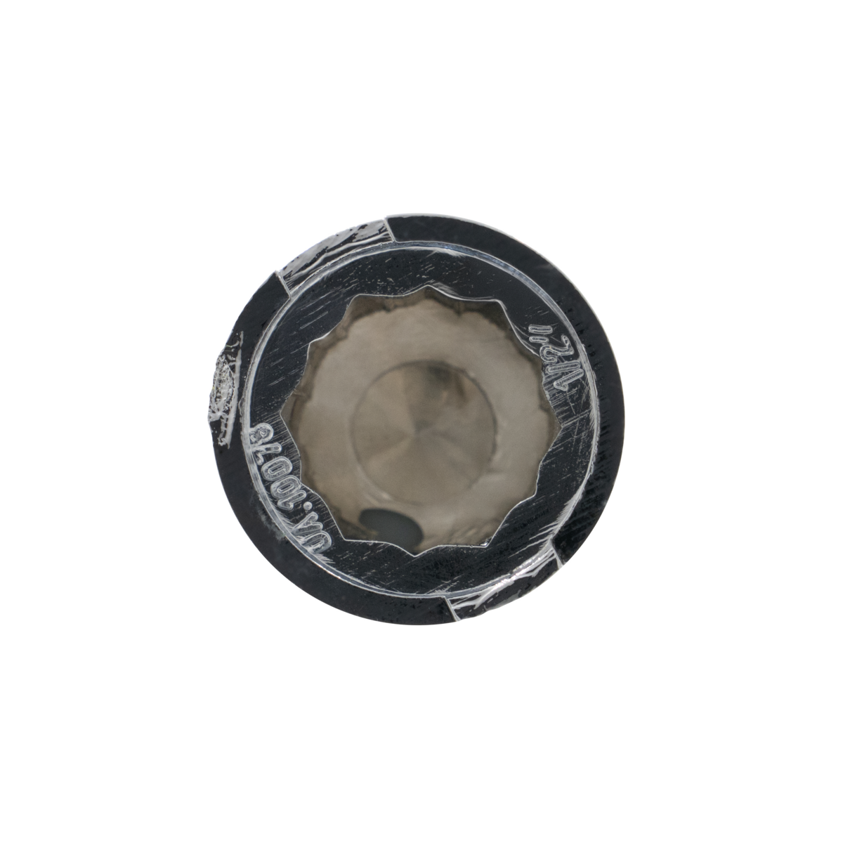 UP - 10078P : 1/2" x 1" Chrome Plastic Pointed Nut Covers - Push-On (10 Pack)