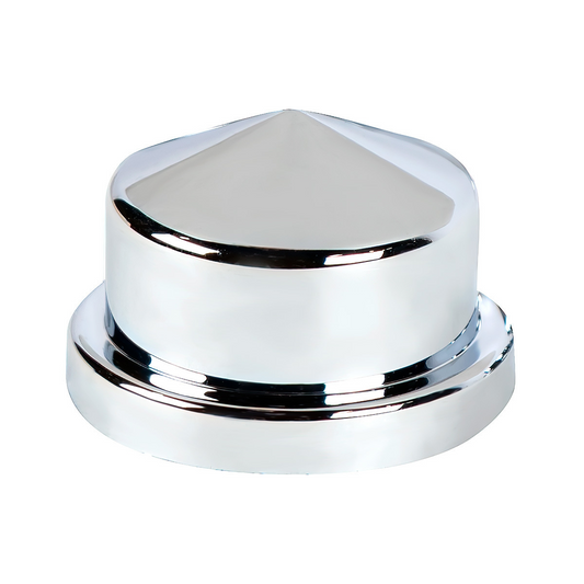 UP - 10082P: 3/4" X 7/8" Chrome Plastic Pointed Nut Covers - Push-On (Box of 10)