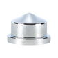 UP - 10082P: 3/4" X 7/8" Chrome Plastic Pointed Nut Covers - Push-On (Box of 10)