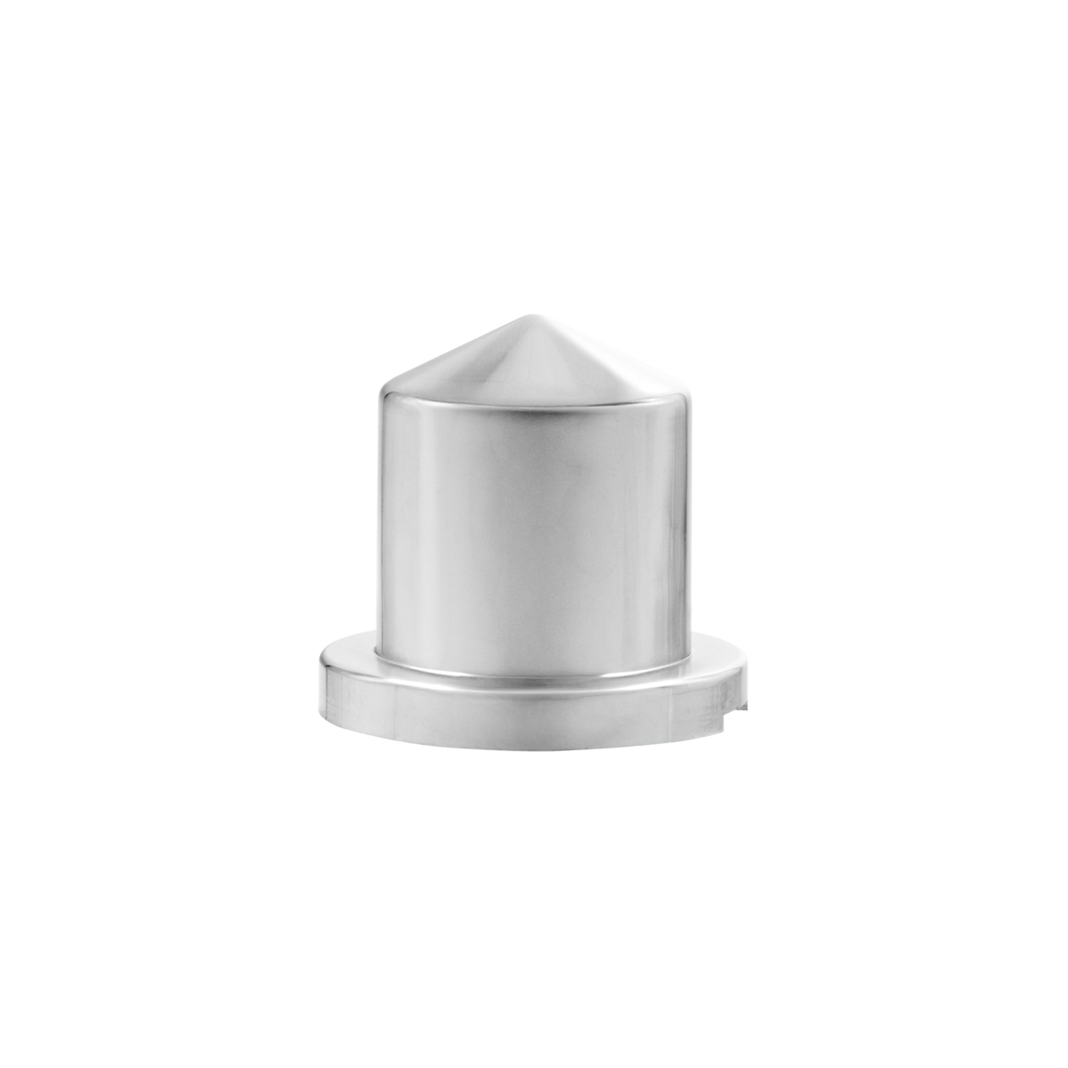UP - 10088P: 11/16" x 1-1/4" Chrome Plastic Pointed Nut Covers - Push-On (10 Pack)