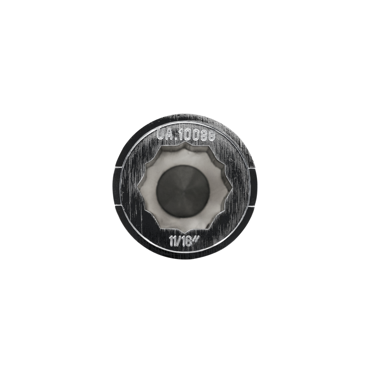 UP - 10088P: 11/16" x 1-1/4" Chrome Plastic Pointed Nut Covers - Push-On (10 Pack)
