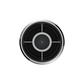 UP - 10553B: 33mm X 4-3/8" Chrome Plastic V-Spike Nut Cover - Thread-On  (10-pack)