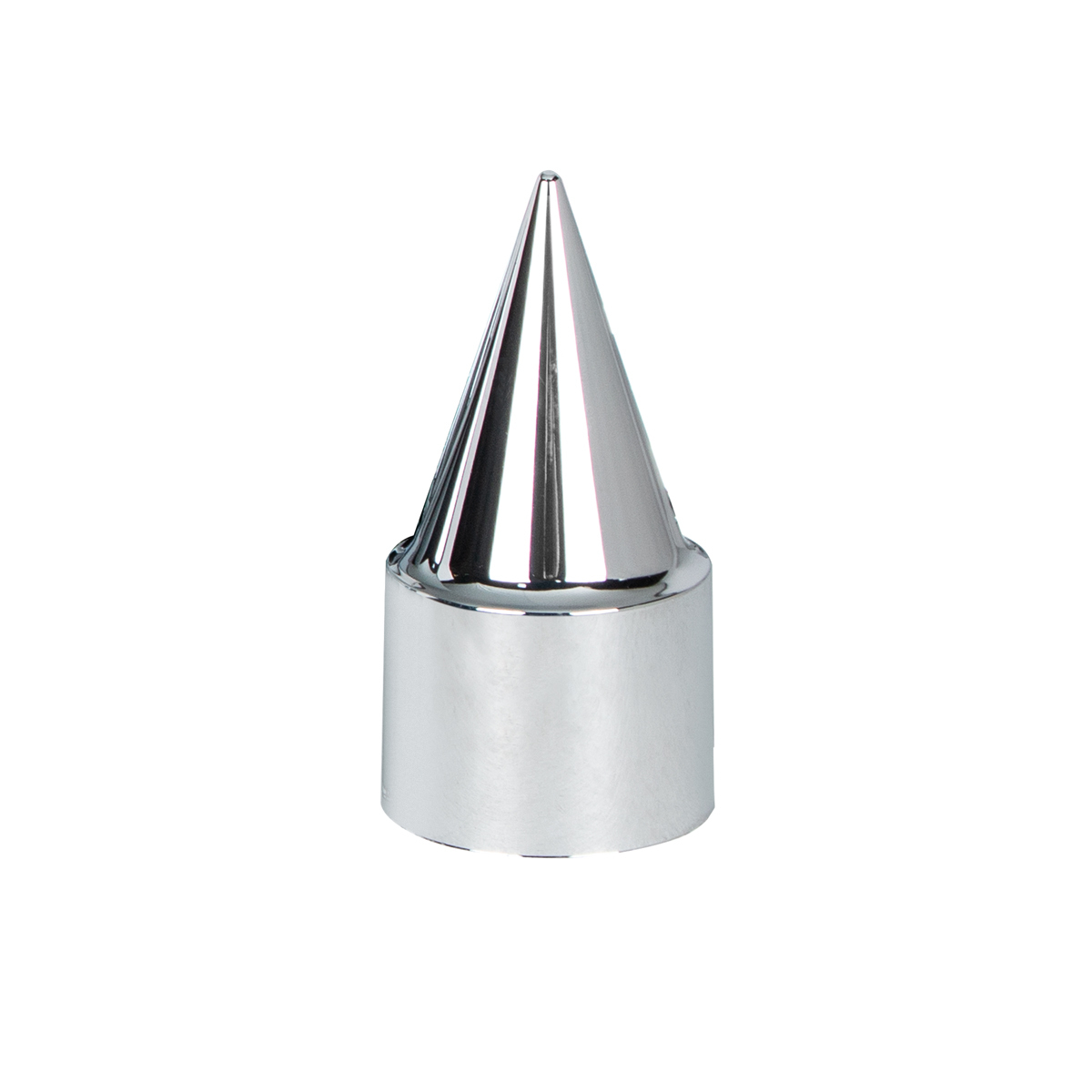 UP - 10778B: 33mm X 4-1/4" Chrome Plastic Stiletto Nut Cover - Thread-On (10-pack)
