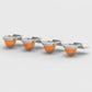 SP-173291: Downward Facing Under Frame Light Watermelon Bracket (Set of 2)