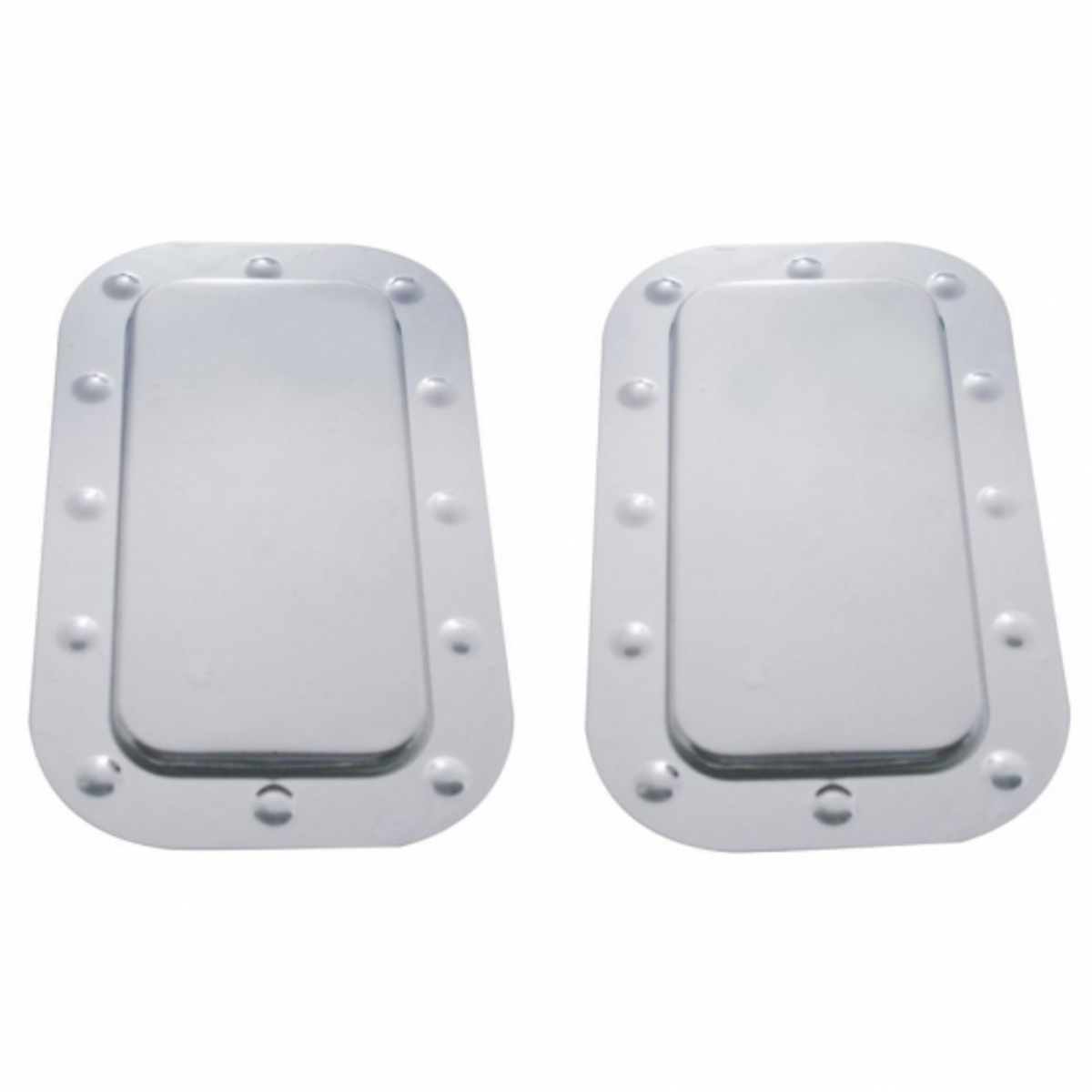 UP - 20563 - Kenworth Stainless Vent Door Cover And Dimpled Trim Set