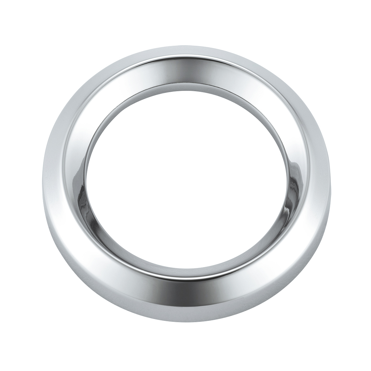 UP - 20576: Small Chrome Gauge Bezel For 2006+ Peterbilt - No Visor