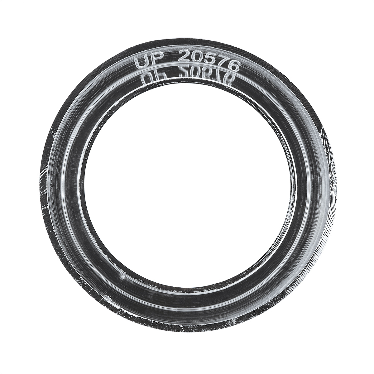 UP - 20576: Small Chrome Gauge Bezel For 2006+ Peterbilt - No Visor