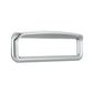 UP - 20595: Chrome Bezel With Visor For 4-3/8" X 7/8" Kenworth Glove Box Emblem
