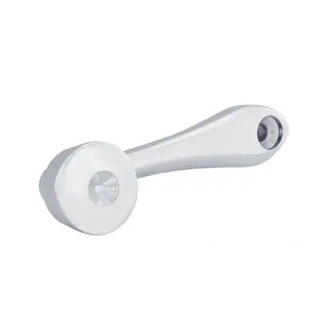 UP-24022 - Chrome Die-Cast Window Crank With 3/8” Square Adapter - Indented