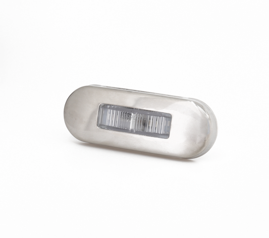 AACC - Clear Lens Amber/Red LED with Stainless Steel Housing