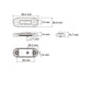 AACC - Clear Lens Amber/Red LED with Streamline Series