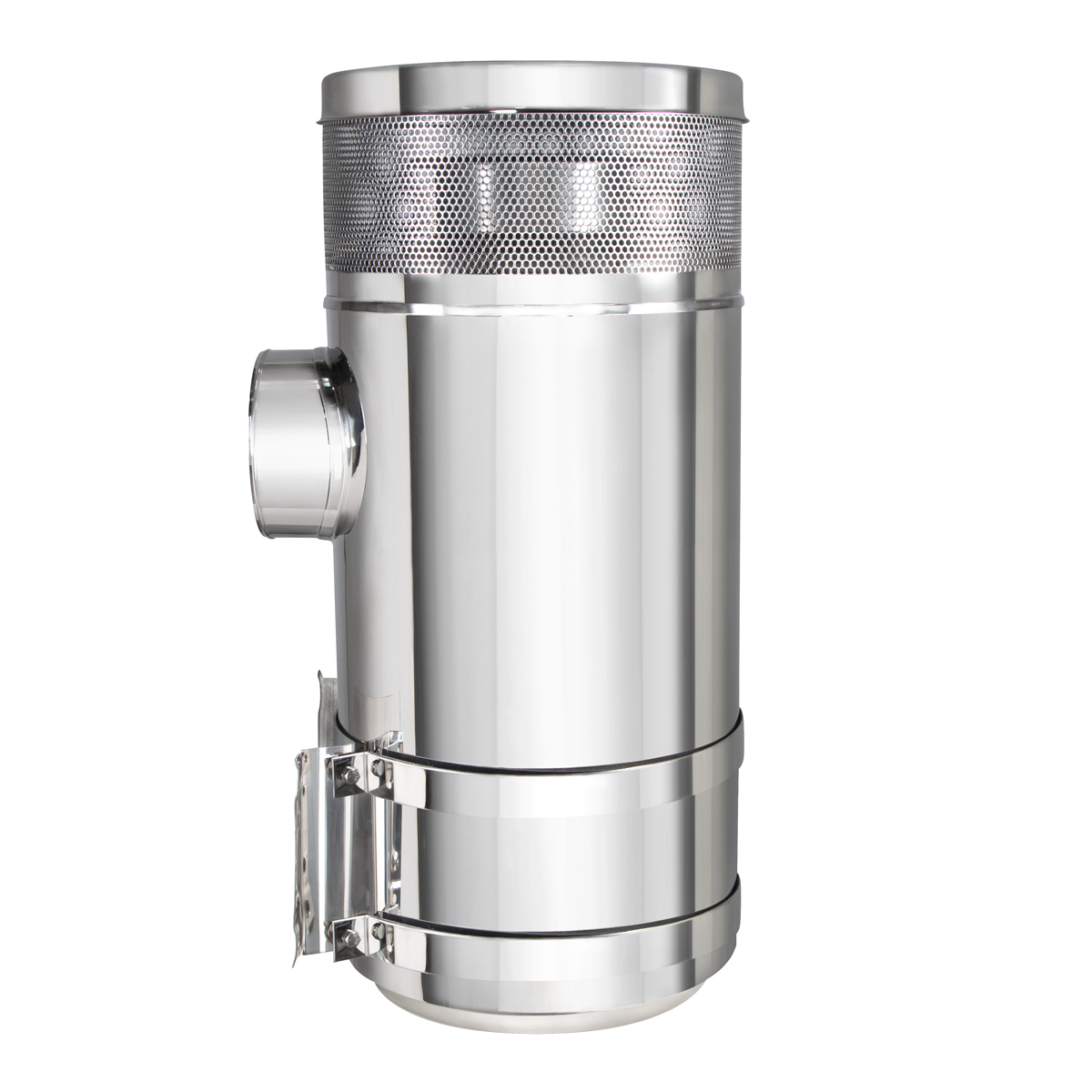 UP - 28205 - 15" Stainless Air Cleaner Kit With Brackets For Peterbilt