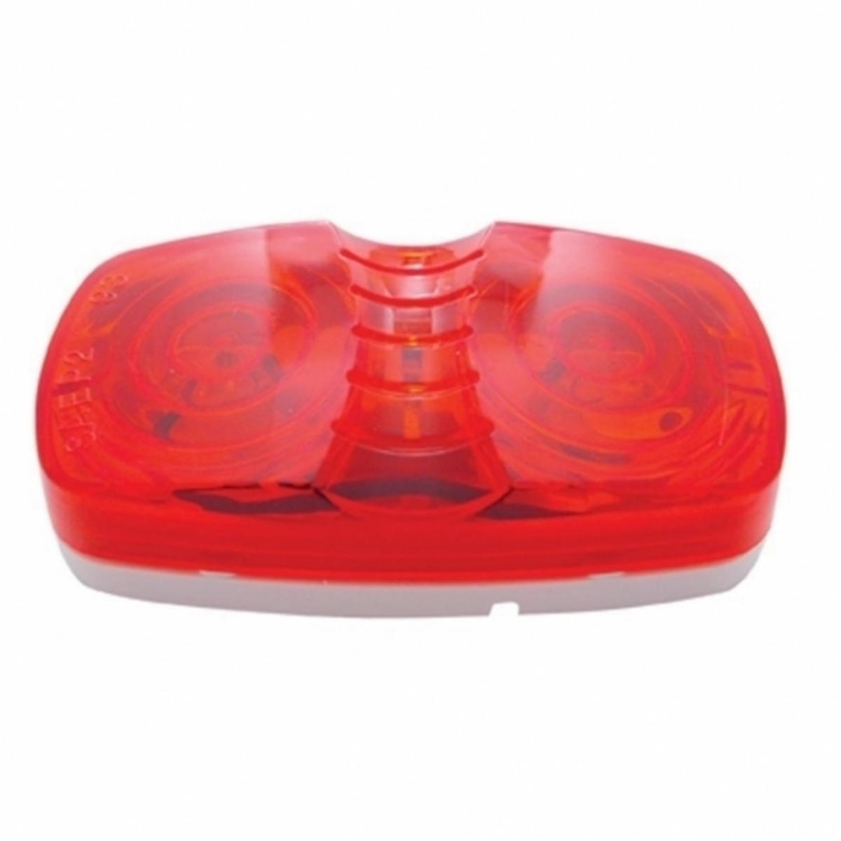 UP- 30008: Tiger Eye Light (Clearance/Marker) With White Base - Red Lens