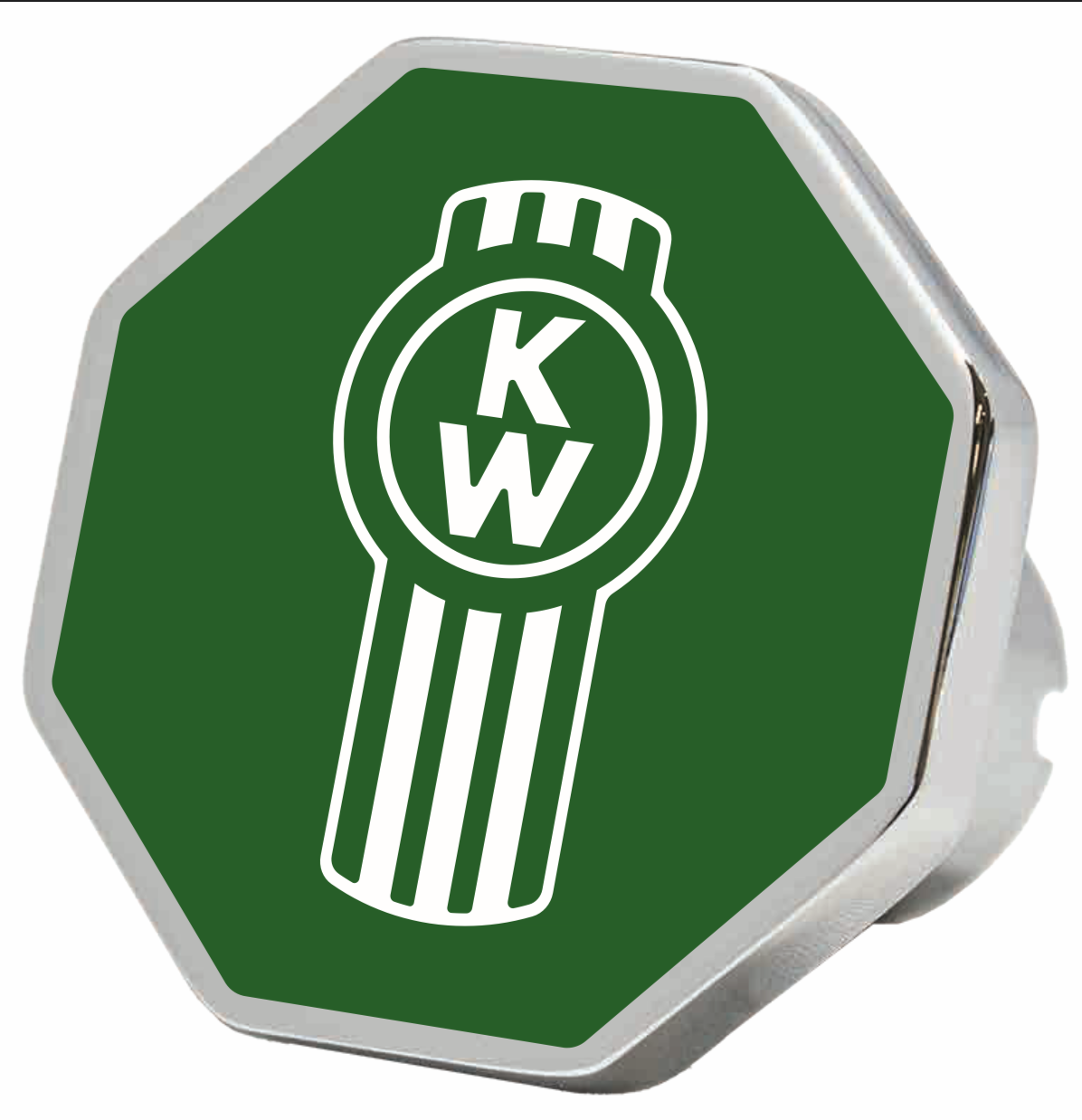 CK-KW-775: New Style Octagon Green Kenworth Knob
