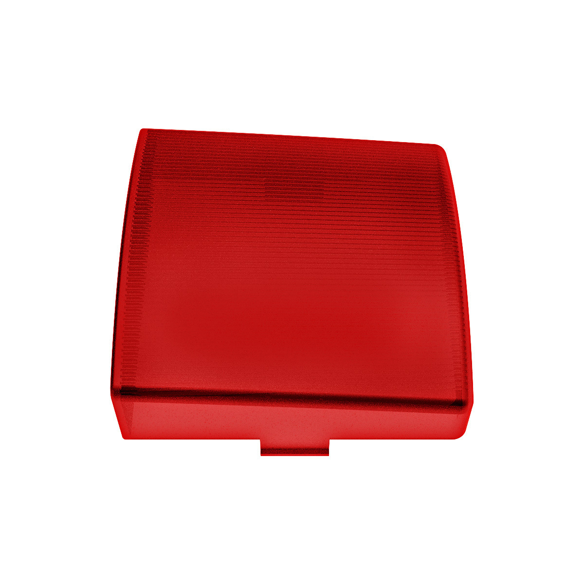 UP - 30832: 3" x 3" Square Dome Light Lens - Red