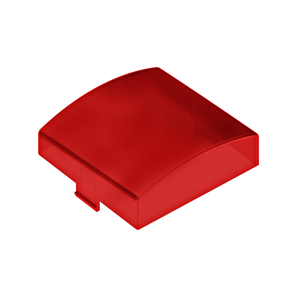 UP - 30832: 3" x 3" Square Dome Light Lens - Red