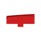 UP - 30832: 3" x 3" Square Dome Light Lens - Red