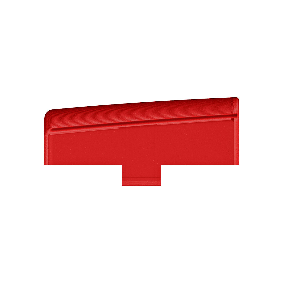 UP - 30832: 3" x 3" Square Dome Light Lens - Red