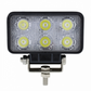 UP - 36510: 6 High Power LED Rectangular Driving/Work Light
