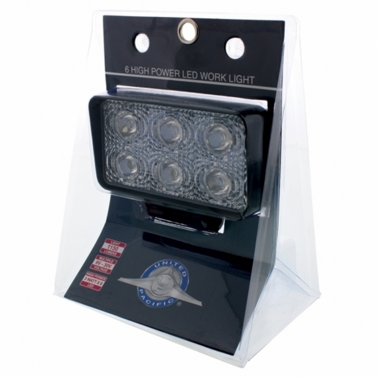 UP - 36510: 6 High Power LED Rectangular Driving/Work Light
