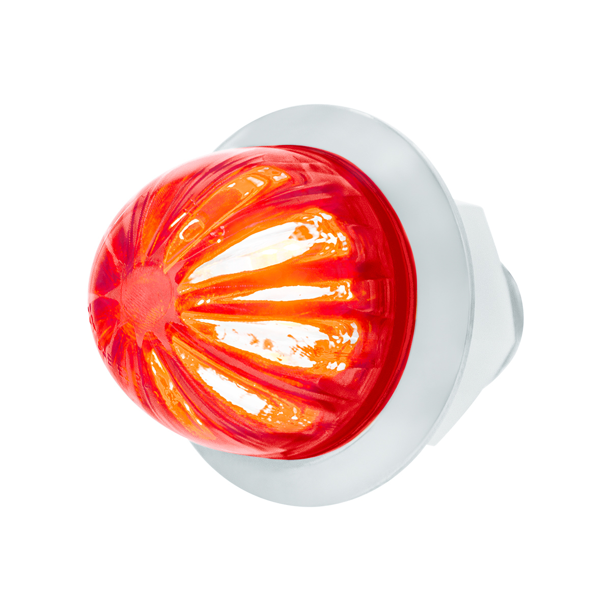 UP - 39228: Red LED/Red Lens 2 LED Dual Function 1-1/8" Watermelon Light (Clearance/Marker)
