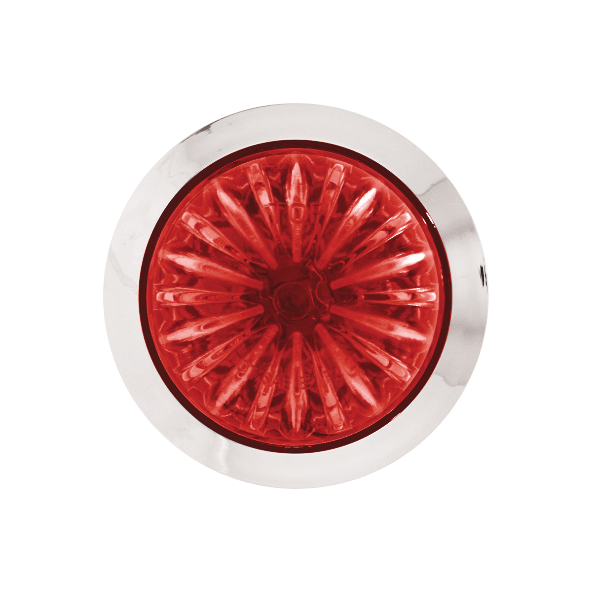 UP - 39228: Red LED/Red Lens 2 LED Dual Function 1-1/8" Watermelon Light (Clearance/Marker)