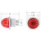 UP - 39228: Red LED/Red Lens 2 LED Dual Function 1-1/8" Watermelon Light (Clearance/Marker)