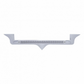 UP - 38724: Chrome Hood Emblem Trim With 19 LED Reflector Light Bar For Kenworth - Amber LED/Clear Lens
