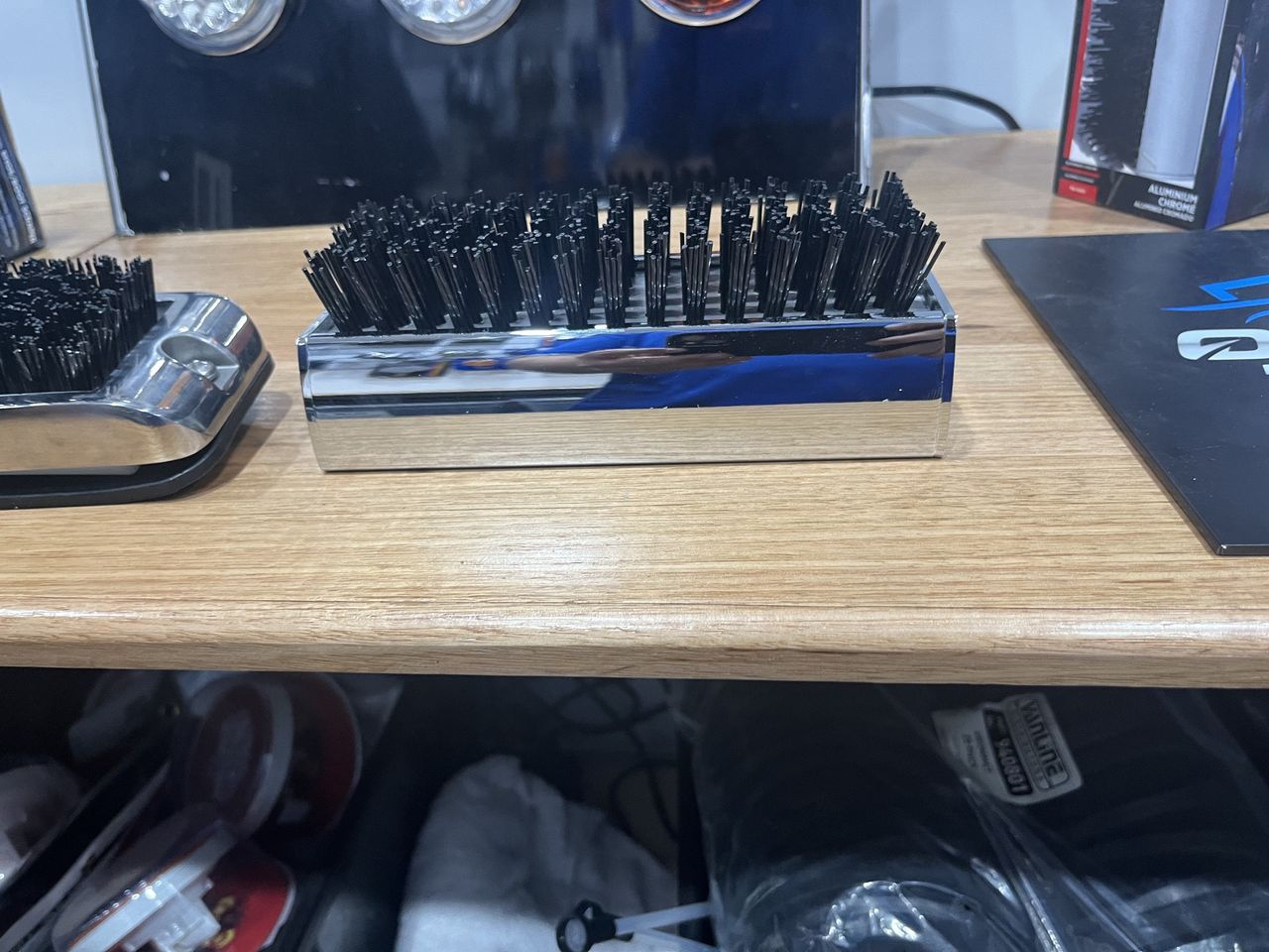 TRUX-TU-1400 : Chromed Boot Brush (No LEDs)