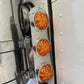 ROADWORKS - HEROAAWMLP - LOW PROFILE WATERMELON HERO LED MARKER LIGHT - AMBER LIGHT / AMBER LENS