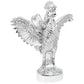 GG - 48340: Chrome Standing rooster Hood Ornament
