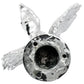 GG - 48340: Chrome Standing rooster Hood Ornament