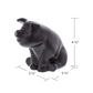 UNITED PACIFIC - 72047 : DIE-CAST SITTING PIG HOOD ORNAMENT - Black