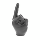 UNITED PACIFIC - 72055 : FINGER HOOD ORNAMENT-MATTE BLACK