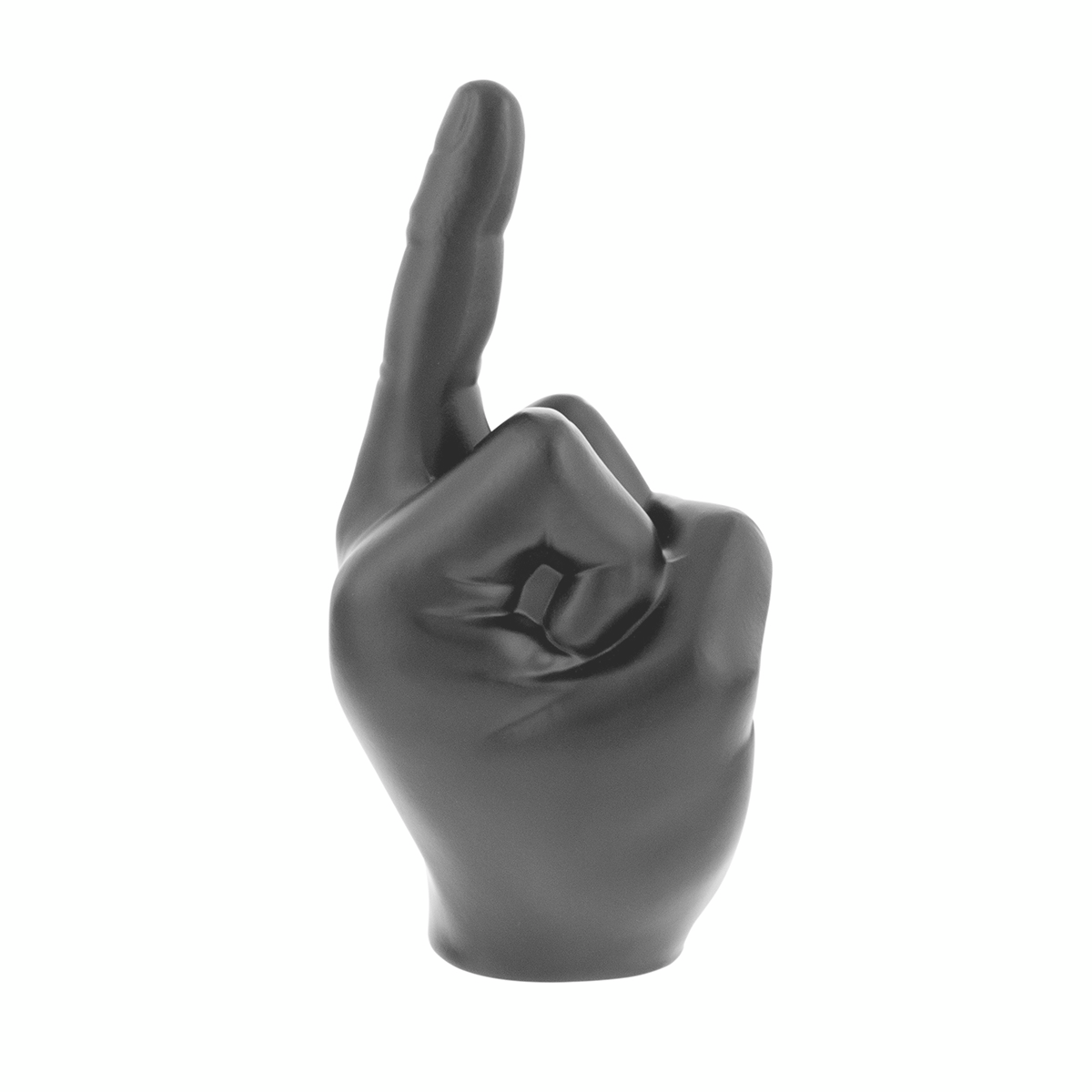 UNITED PACIFIC - 72055 : FINGER HOOD ORNAMENT-MATTE BLACK