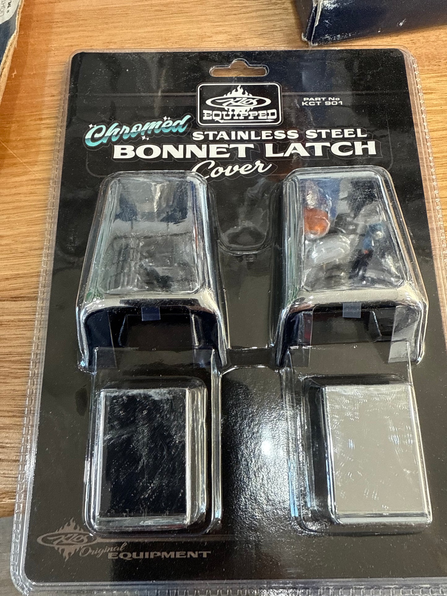 KB-KCT-901 : Klos Stainless Steel Bonnet Latch Covers