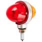 GG - 75197: Amber/Red Lens - Amber/Red LED 3" Watermelon Double Face High Power LED Pedestal Light