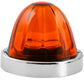 GG - 81650: Dark Amber Lens/Amber LED - Glass Lens Super Star Watermelon Surface Mount LED Sealed Light With Bezel