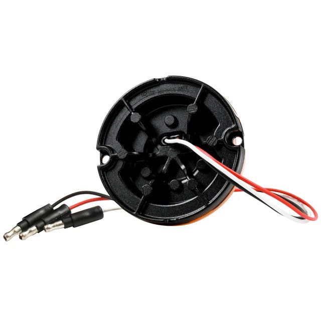 GG - 81652: Red Lens/Red LED - Glass Lens Super Star Watermelon Surface Mount LED Sealed Light With Bezel