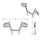 UP - 88192: Plastic Trim For United Pacific Your Grip Peterbilt 579/Kenworth T680 Steering Wheel - Black