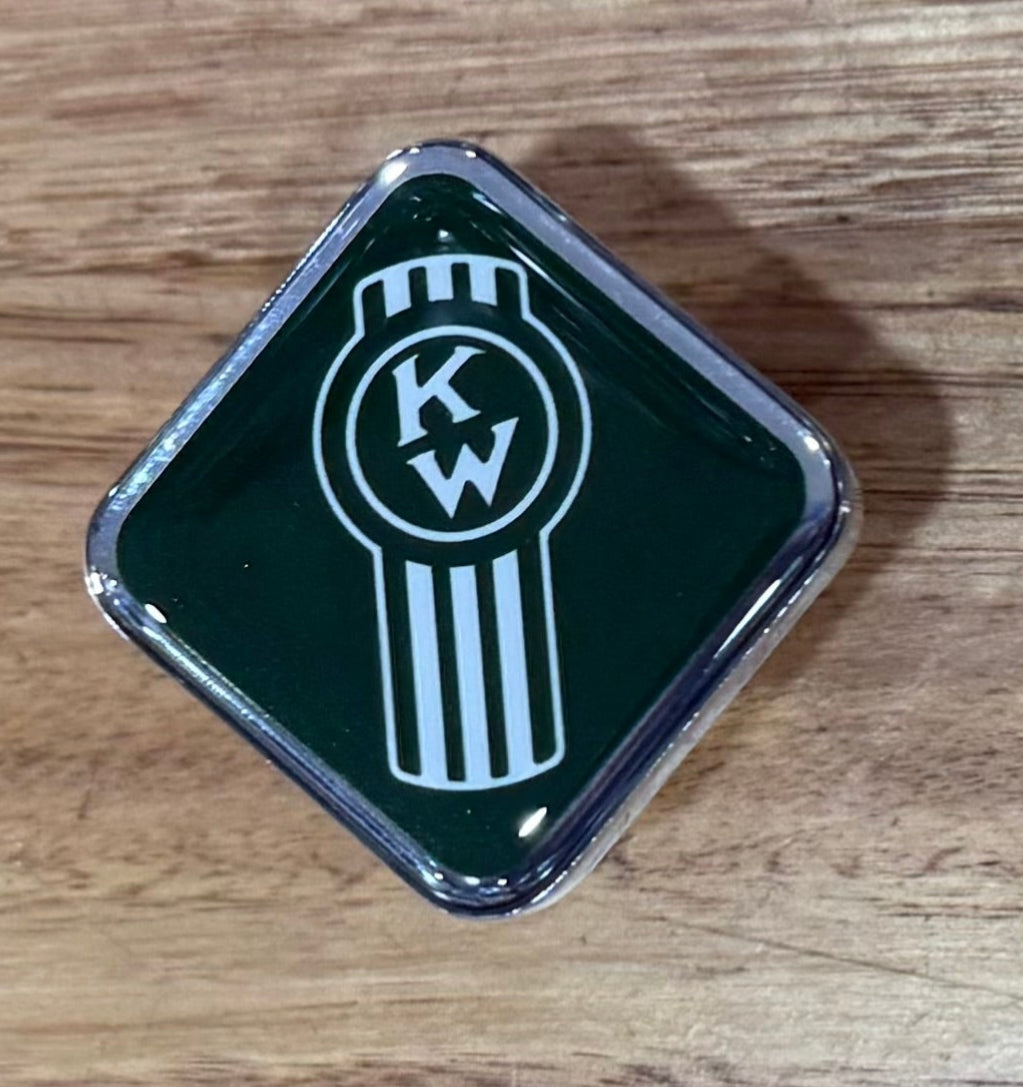CK-KWOS-S-775: Old Skool Square Green Kenworth Knob